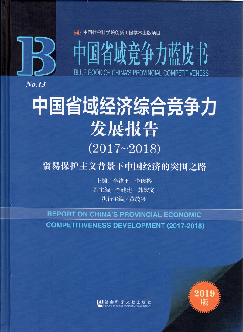 男生肏女生网站入囗国产中国省域经济综合竞争力发展报告（2017-2018）